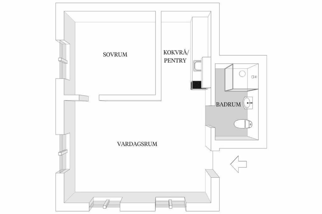 Bright Apartment In Park Environment 룬드 외부 사진